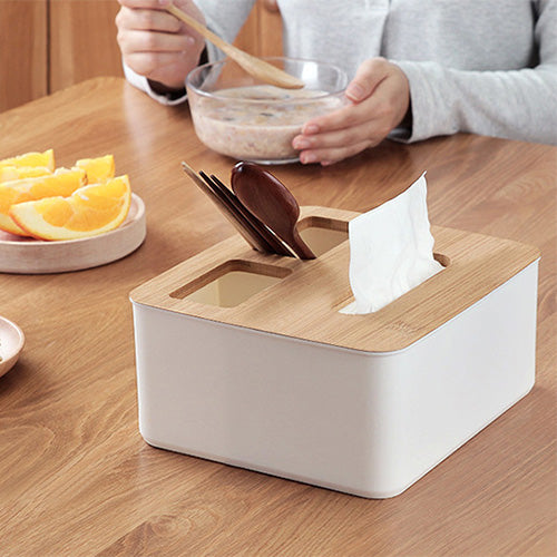 リモコン収納付きティッシュケース