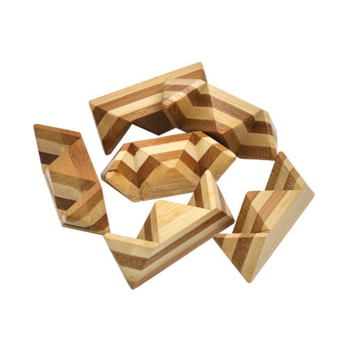 おうち時間で脳を刺激!立体パズル 孔明鎖(初級・Beginner編) BT-KSB02