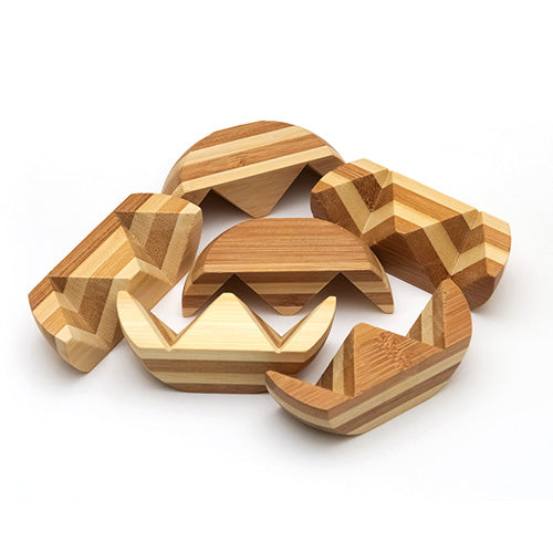 おうち時間で脳を刺激!立体パズル 孔明鎖(初級・Beginner編) BT-KSB01